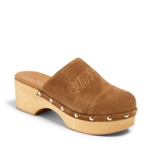 Cinq A Sept Sydney Studded Clog In Golden Sienna 9US/39EU NWT